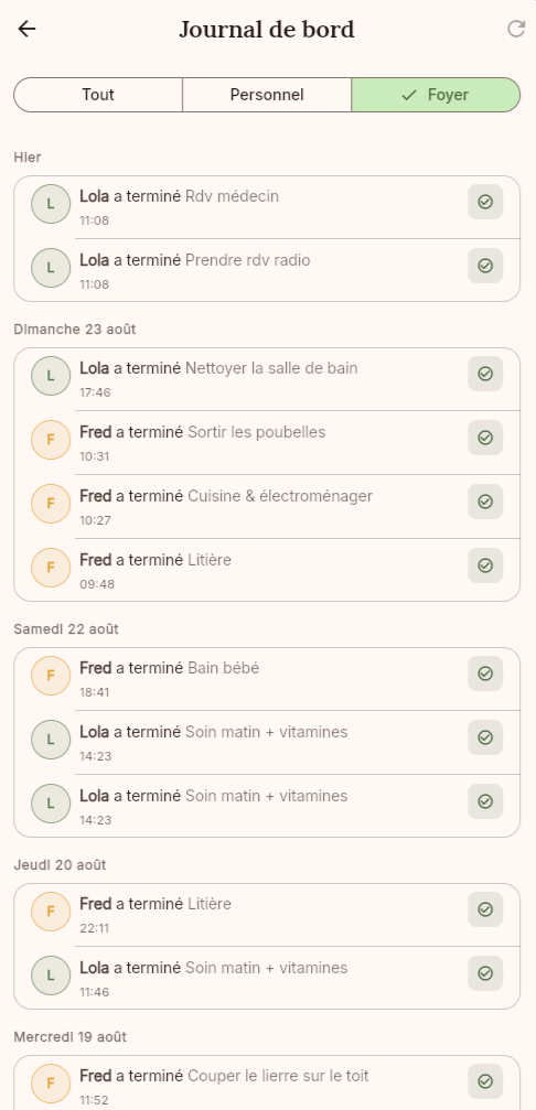 Journal de bord de Flowta.